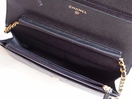 Chanel V mini Flap Bag Black Chevron Cannage Pattern A33814V Gold