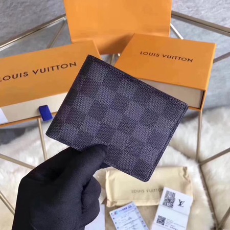 Louis Vuitton Damier Graphite Canvas MULTIPLE WALLET N62663