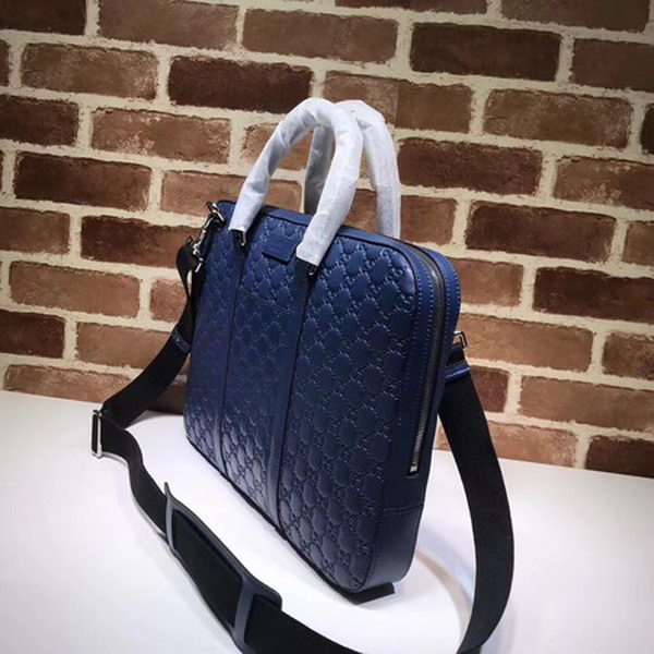 Gucci Signature leather duffle 451169 Blue