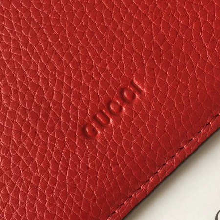 Gucci Dionysus Leather Top Handle Bag 448075 Red