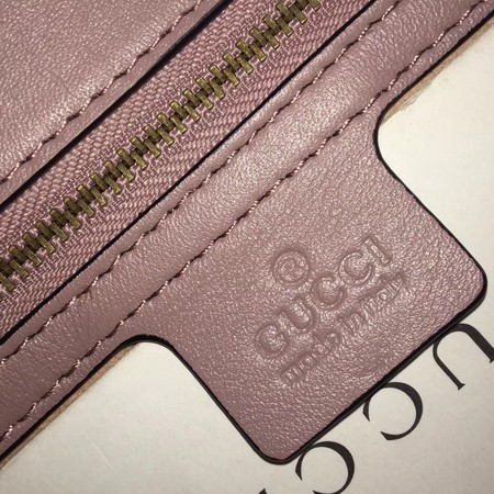 Gucci GG Marmont Matelasse Shoulder Bag 443496 Pink