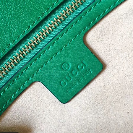 Gucci Now GG Marmont Matelasse Shoulder Bag 443496 Green