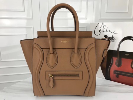 Celine Luggage Micro Tote Bag Original Leather CLY33081M Apricot