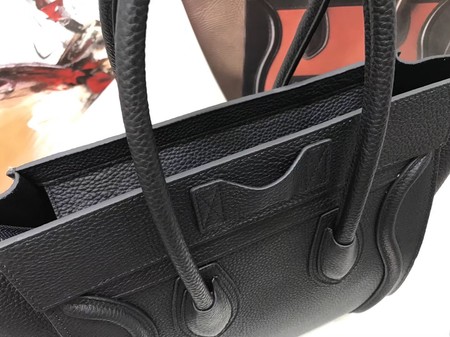 Celine Luggage Micro Tote Bag Original Leather CLY33081M Black