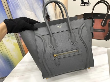 Celine Luggage Micro Tote Bag Original Leather CLY33081M Deep Grey