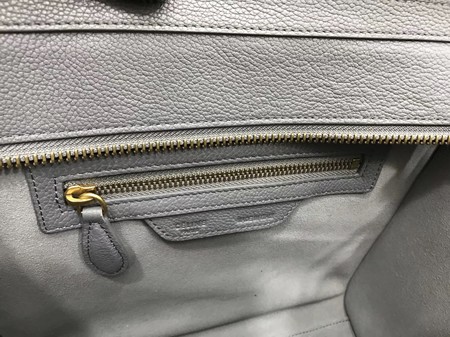 Celine Luggage Micro Tote Bag Original Leather CLY33081M Deep Grey