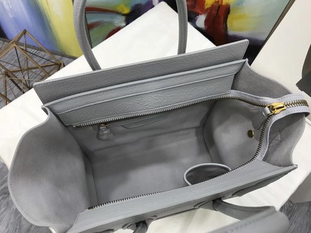 Celine Luggage Micro Tote Bag Original Leather CLY33081M Grey