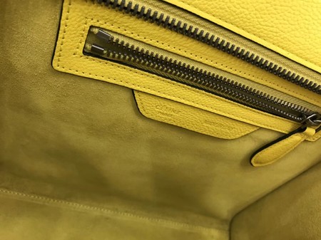 Celine Luggage Micro Tote Bag Original Leather CLY33081M Lemon