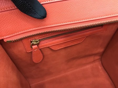 Celine Luggage Micro Tote Bag Original Leather CLY33081M Orange
