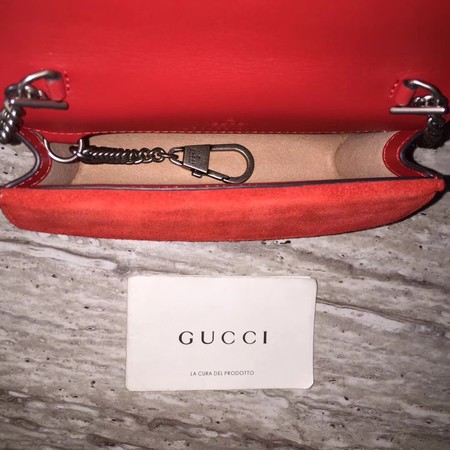 Gucci Dionysus GG Supreme Super mini Bag 476432 Red