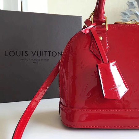 Louis Vuitton Monogram Vernis Alma BB M91606 Red