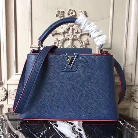Louis Vuitton Original Leather CAPUCINES PM M42450 Blue