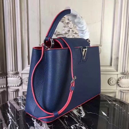 Louis Vuitton Original Leather CAPUCINES PM M42450 Blue