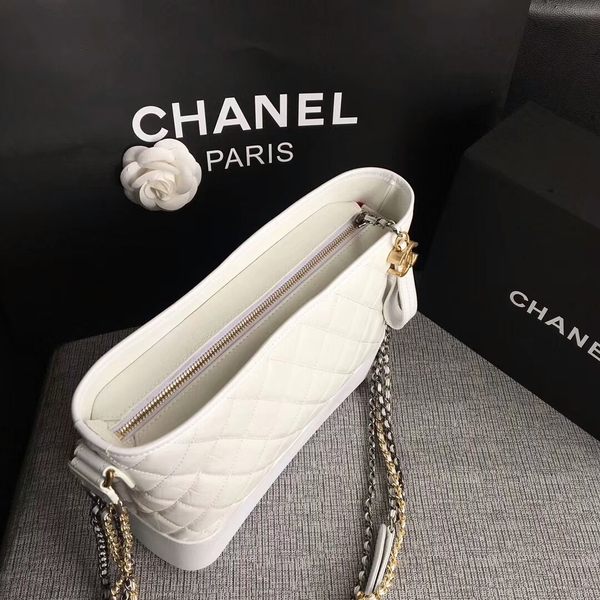 Chanel Gabrielle Shoulder Bag Original Calfskin Leather A93842 White