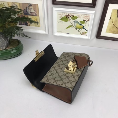 Gucci Padlock GG Supreme Shoulder Bags 409487 Black Gucci Padlock GG Supreme Shoulder Bags 409487 Black