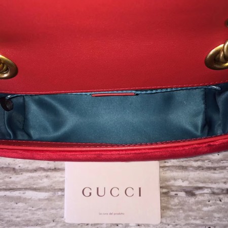 Gucci GG Marmont Mini Bag 446744 Red