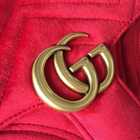 Gucci GG Marmont Mini Bag 446744 Red