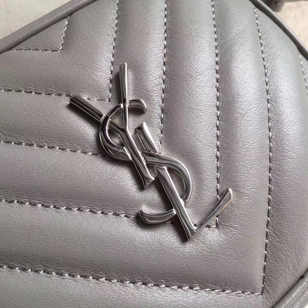 Yves Saint Laurent Monogram Leather Bag Y5804 Grey