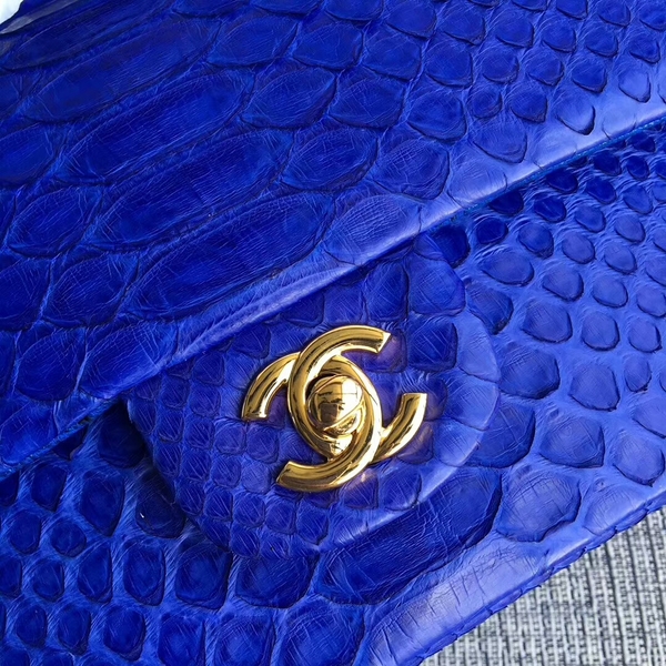 Chanel Original Python Leather Shoulder Bag CF1112W Chanel Original Python Leather Shoulder Bag CF1112W