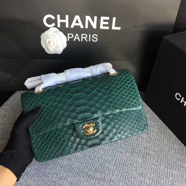 Chanel Original Python Leather Shoulder Bag CF1112X Chanel Original Python Leather Shoulder Bag CF1112X