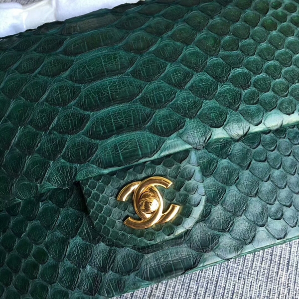 Chanel Original Python Leather Shoulder Bag CF1112X Chanel Original Python Leather Shoulder Bag CF1112X