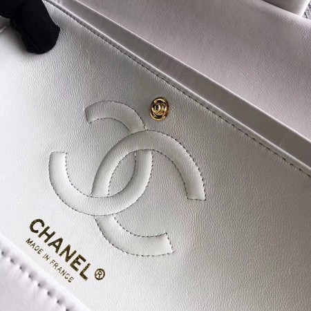 Chanel 2.55 Series Flap Bags Original Leather A1112 White