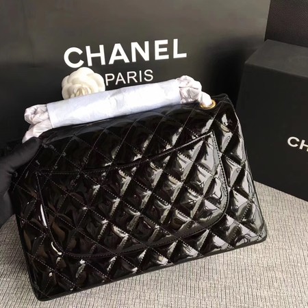 Chanel Classic Flap Bag Original Leather A1113 Black