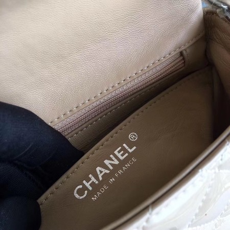Chanel Classic Flap mini Bag Original Leather A1115 Apricot