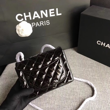 Chanel Classic Flap mini Bag Original Leather A1115 Black