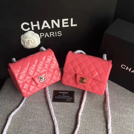 Chanel Classic Flap mini Bag Original Leather A1115 Pink