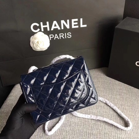 Chanel Classic Flap mini Bag Original Leather A1115 Royal