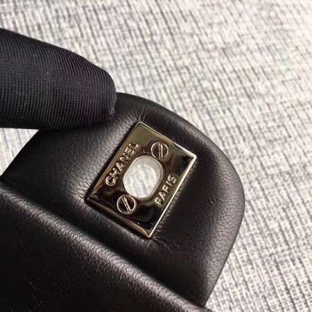 Chanel Classic Flap mini Bag Original Leather A1117 Black