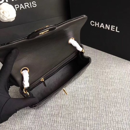 Chanel Classic Flap mini Bag Original Leather A1117 Black