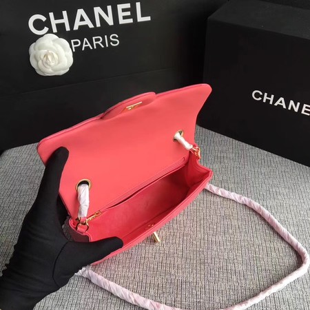 Chanel Classic Flap mini Bag Original Leather A1117 Pink
