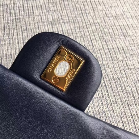 Chanel Classic Flap mini Bag Original Leather A1117 Royal