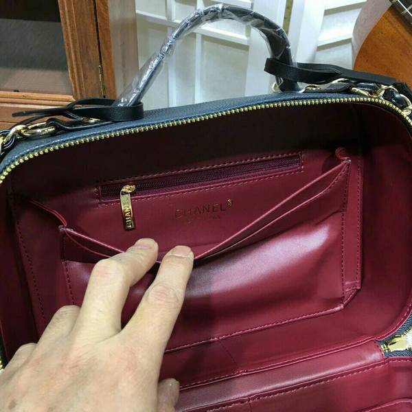 Chanel Calfskin Leather Shoulder Bag 6070 Blue
