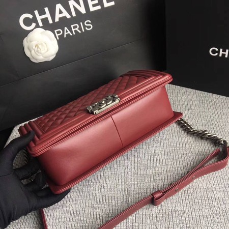 Boy Chanel Flap Bags Original Sheepskin Leather A67088 Wine Boy Chanel Flap Bags Original Sheepskin Leather A67088 Wine