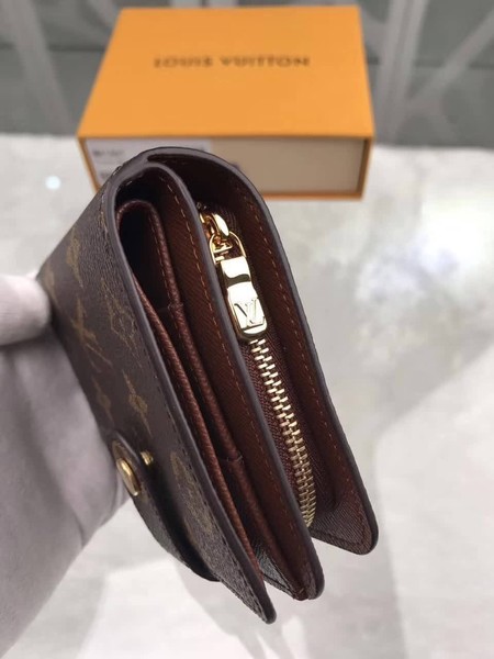 Louis Vuitton M61667 Monogram Canvas Zipped Compact Wallet
