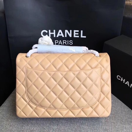 Chanel Maxi Quilted Classic Flap Bag Apricot Sheepskin Leather A58601 Gold