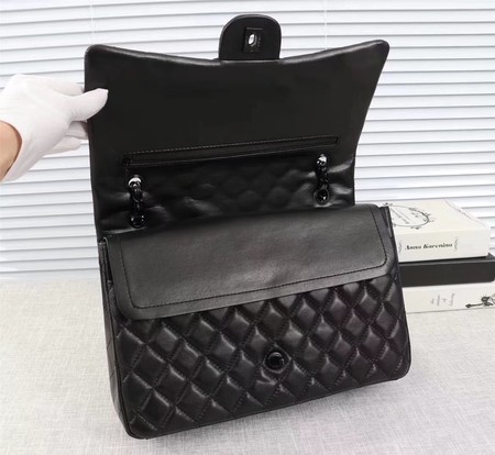 Chanel Maxi Classic Flap Bag Sheepskin Leather A58601 Black