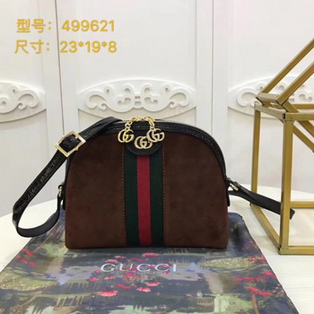 Gucci Ophidia Small Shoulder Bag ‎499621 Brown