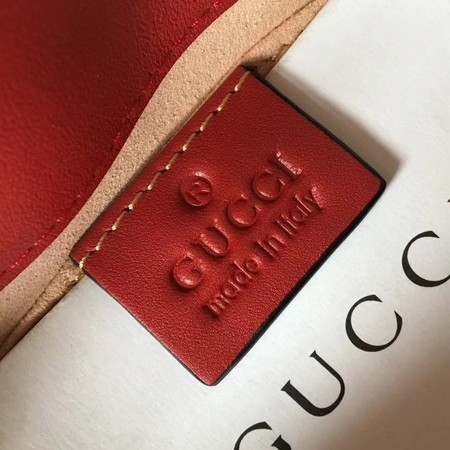 Gucci GG Marmont matelasse Mini Bag 446744 Red