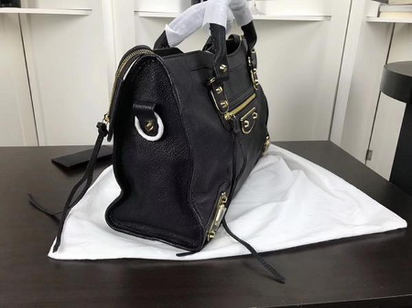 Balenciaga Giant City Gold Studs Handbag B084334 Black