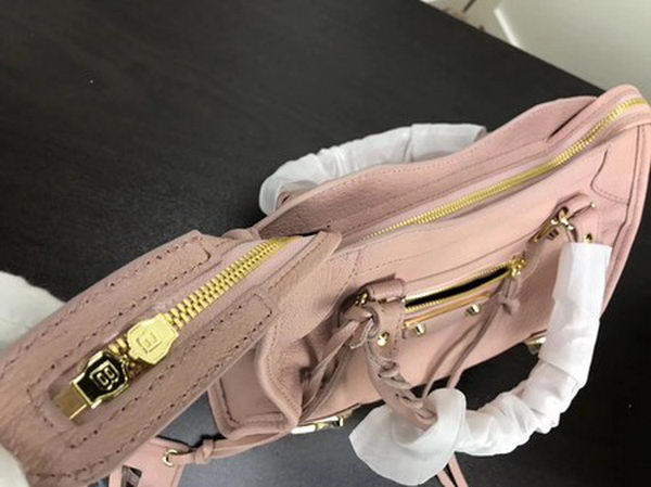 Balenciaga Giant City Gold Studs Handbag B084335 Pink