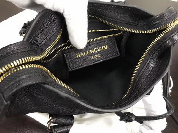 Balenciaga Giant City Gold Studs Handbag B084336 Black
