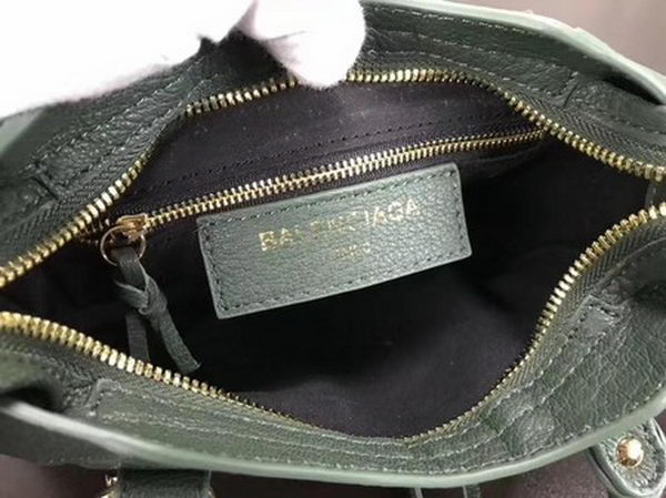 Balenciaga Giant City Gold Studs Handbag B084336 Green