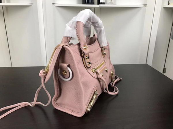 Balenciaga Giant City Gold Studs Handbag B084336 Pink