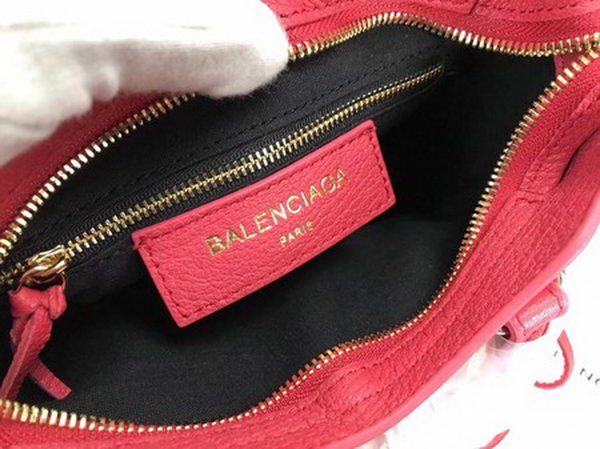 Balenciaga Giant City Gold Studs Handbag B084336 Red