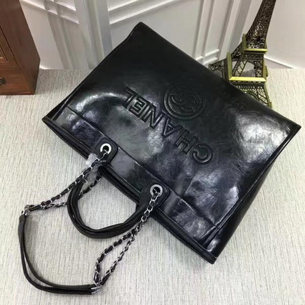 Chanel Tote Bag Calfskin Leather CHA3626 Black