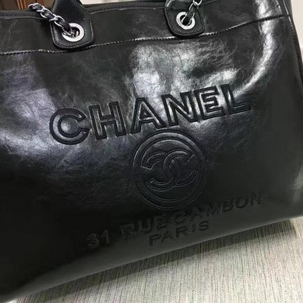 Chanel Tote Bag Calfskin Leather CHA3626 Black